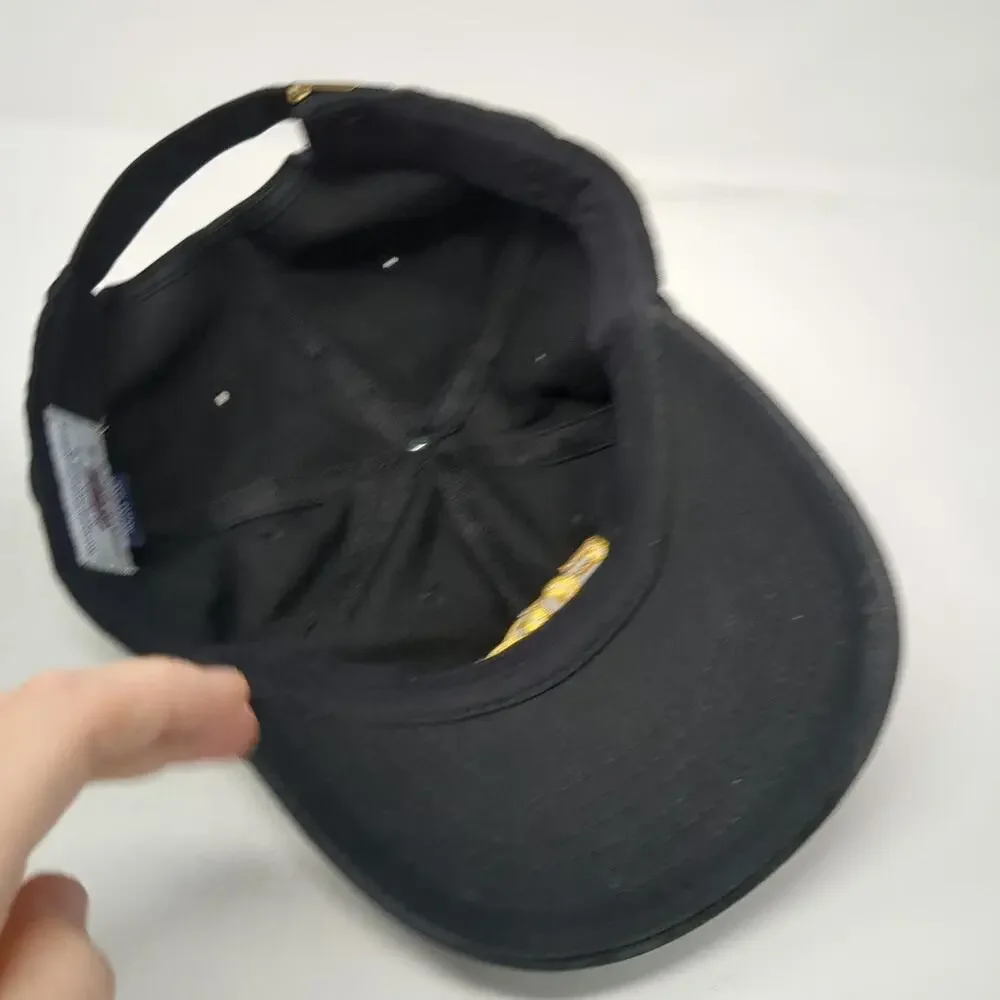 Barker Gear Fox Business Logo Baseball Cap Black One Size Cotton Adjustable Hat